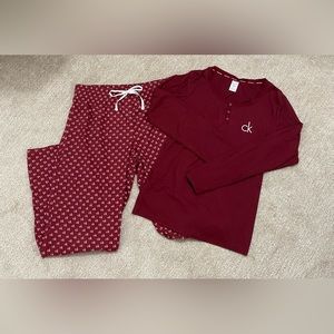 Calvin Klein Women’s pajama set size Medium